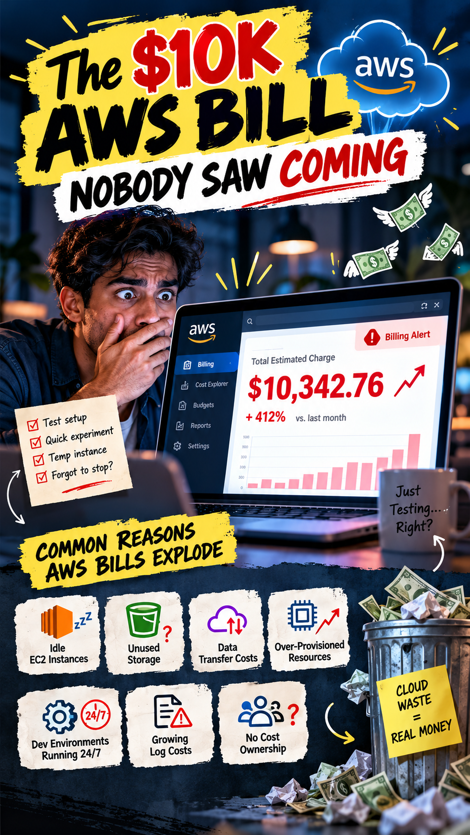 The $10K AWS Bill Nobody Saw Coming