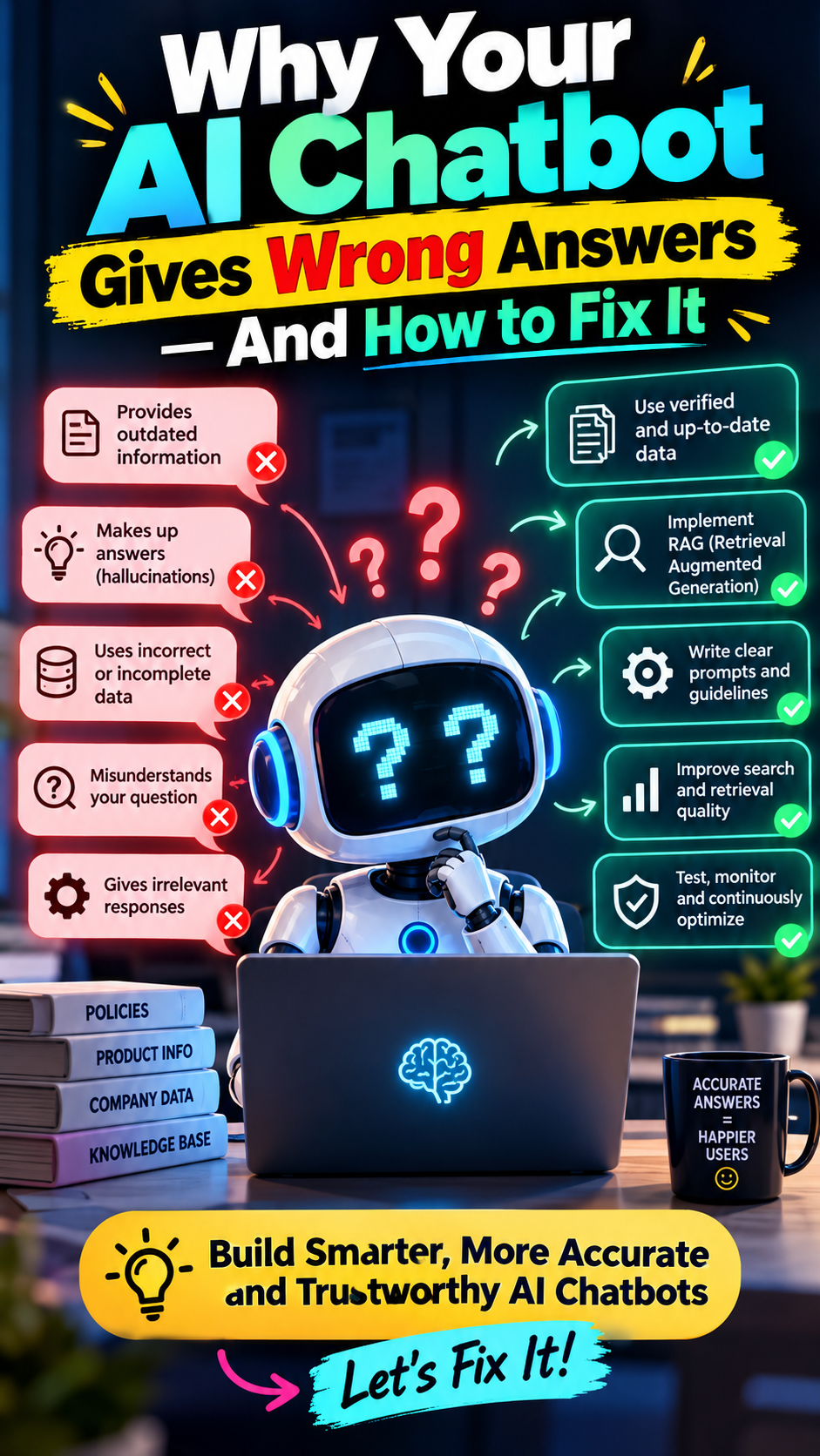 Why Your AI Chatbot Gives Wrong Answers And How to Fix It