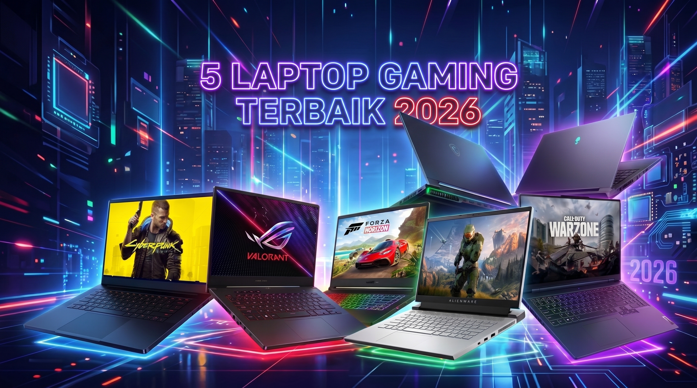 5 Laptop Gaming Tipis Terbaik 2026: Bodi Sleek, Performa Monster!