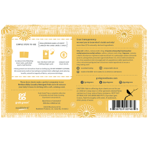 Grab Green Newborn Baby Dryer Sheets Chamomile 0 4 Months Grab Green Newborn Baby Dryer Sheets Chamomile 0 4 Months