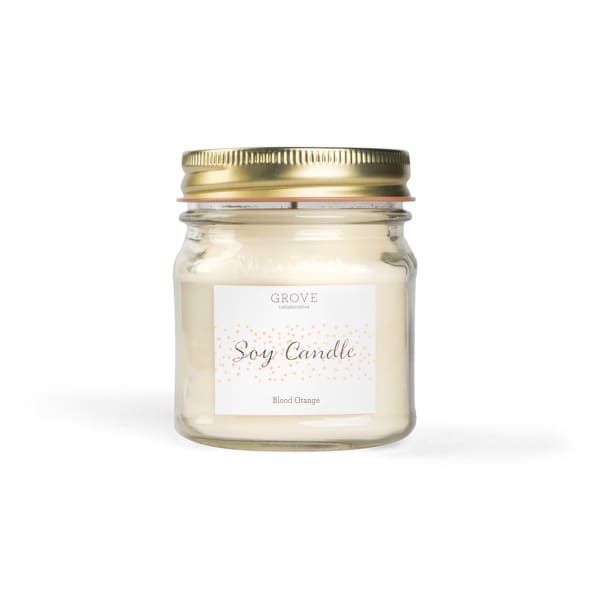 grove collaborative 8oz all natural soy candle blood orange