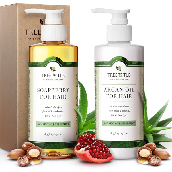 Tree To Tub Dandruff Shampoo Conditioner Set For Oily Hair