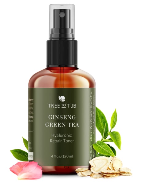 tree to tub ginseng green tea retinol repair night cream