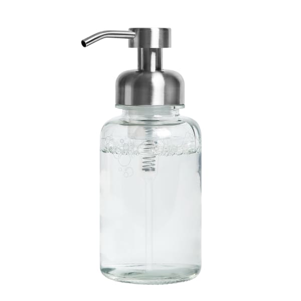 IPPINKA Push Dish Soap Dispenser, White, Sustainable