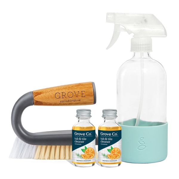 Grove Co. Compact Mop and Broom Kit