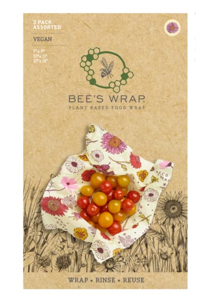 HoneyBella's Organic Beeswax Food Wraps, Plastic-Free