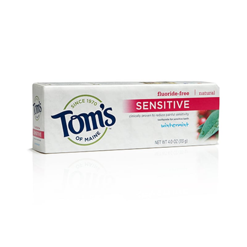 tom's of maine sensitive toothpaste wintermint