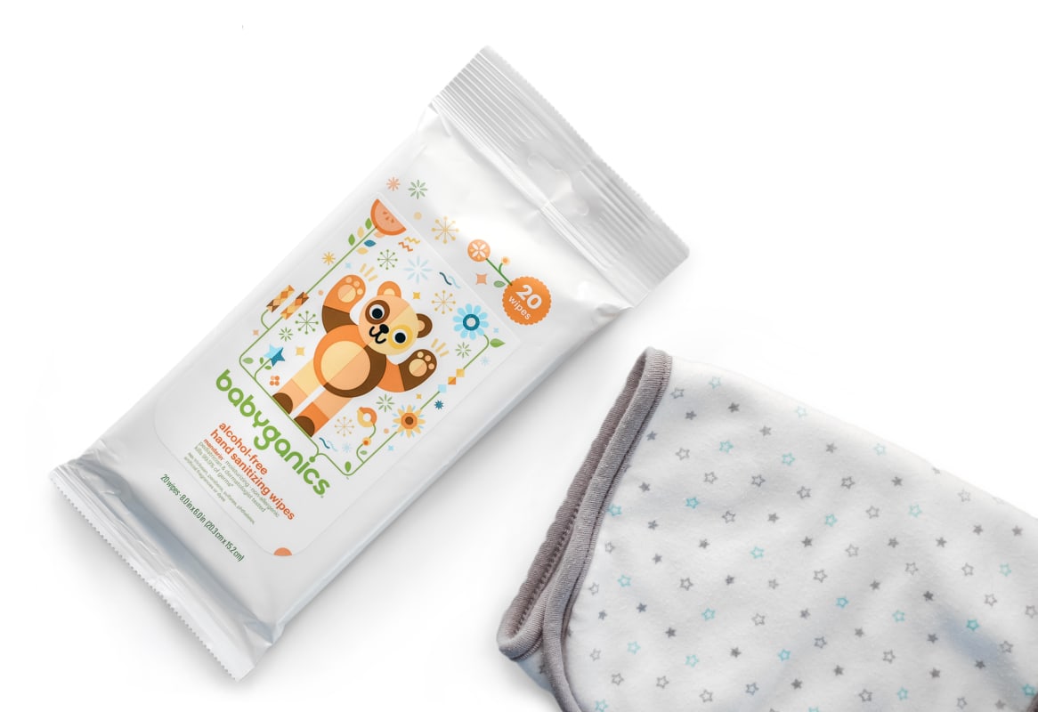 babyganics toy table & highchair wipes