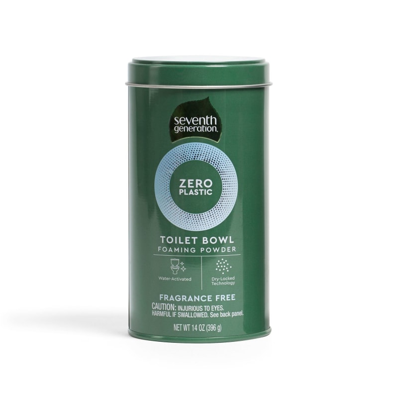 Seventh Generation Zero Plastic Toilet Bowl Cleaner Powder
