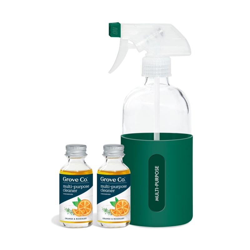 Grove Co. MultiPurpose Cleaner Concentrate + Reusable Cleaning Glass