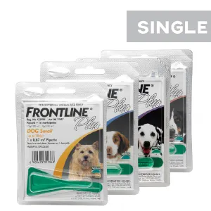 Frontline Plus for Dogs Tick & Flea Spot On Treatment