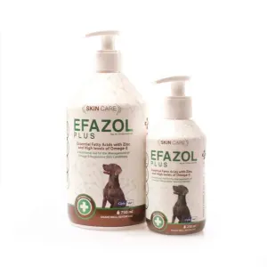Two bottles of white Efazol plus 250 ml and 750 ml side my side