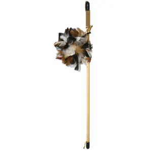 Jolly Moggy Natural Feather Teaser Cat Wand