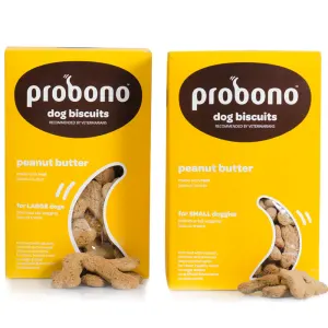 Small &amp; large doggy peanut butter biscuits