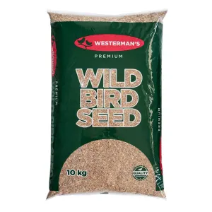 Green &amp; clear bag of wild bird seed