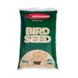 Green &amp; clear bag of mixed bird seed