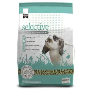 Turquoise &amp; white bag of Science Selective Rabbit Food