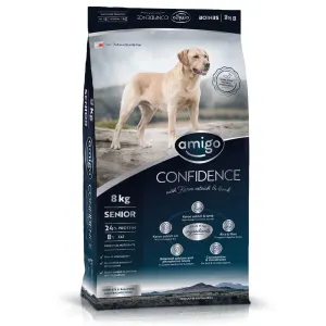 Nay bag of Amigo Confidence Senior dog food