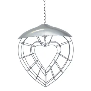 Heart-Shaped Suet Ball Feeder For Birds