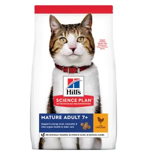 Hill's mature chicken cat food