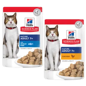 Hills mature cat food hotsell