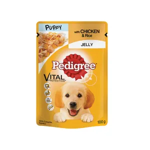 Pedigree puppy jelly clearance