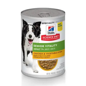 Senior wet sale dog food