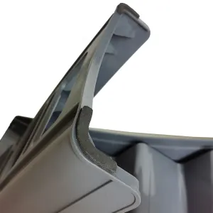 A close-up shot of the Scala Foldable Steps for Pets by M-Pets