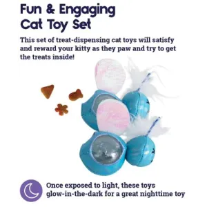 Firefly Treat Stuffer Cat Toy Fun and Engaging toy set