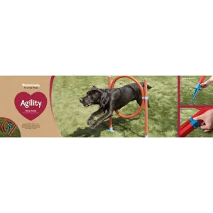 Rosewood Agility Hoop Jump picture of packaging with black dog on front