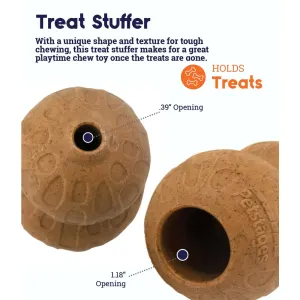 Dog Treat Peanut Stuffer Dog Chew Toy brown nylon treat stuffer