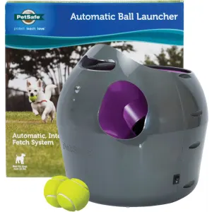 Automatic Ball Launcher with packaging in background