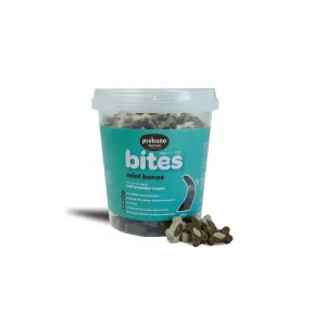 Probono Mini Bones Dog Chews inside packaging with light blue label