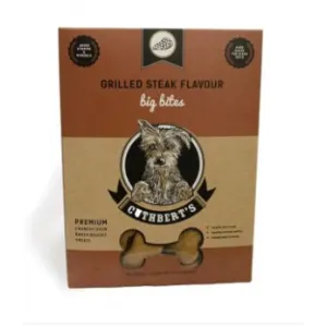 Grilled Steak Dog Biscuits - Small Bites brown packaging