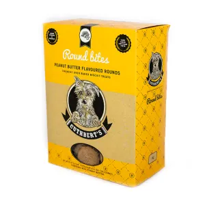 Peanut Butter Round Dog Biscuits orange yellow packaging