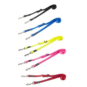 Control Multi Dog Lead all colors grouped - black, blue, red, dayglo and pink