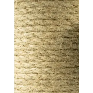 Yenna Cat Scratch Post close up of brown Sisal
