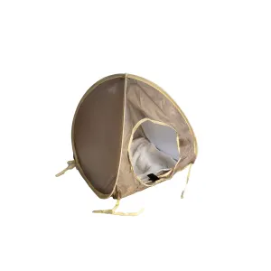 Pop-Up Tent For Small Pets brown medium tent