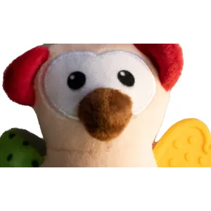 Rosewood Little Nippers Wise Owl close up of fuzzy face