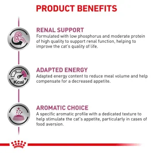 Royal Canin Renal Adult Wet Cat Food Pouch benifits