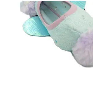 Swat ‘N Treat Fairy Kicker Cat Toy close up of body with blue and pink colors