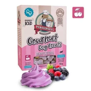 Montgomery’s Berrylicious Iced Dog Biscuits