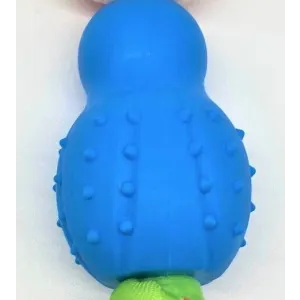 Rosewood Little Nippers Jolly Giraffe close up of blue rubber belly