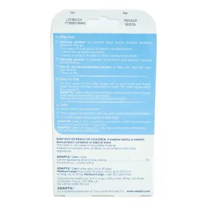 Adaptil Calming Dog Collar back of packaging with helpful information