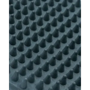 Rubber Grooming Brush for Pets close up of rubber nubs