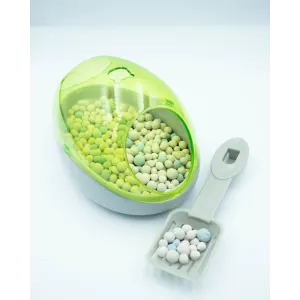 Hamster Potty / Bath Kit close up of pearls and scoop