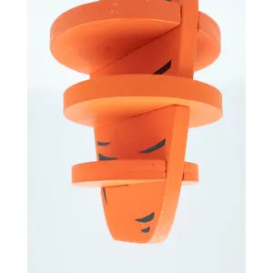 Woodies 3D Carrot Toy For Small Pets assembled
