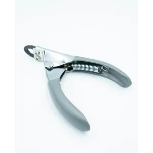 Guillotine Nail Clipper For Dogs and Cats with rubber grey handles