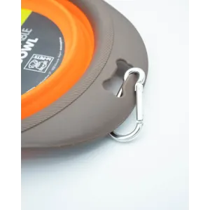 On The Road Foldable Pet Bowl orange with metal clip