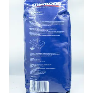 Marltons Hygiene Cat Litter back of packaging with litter box directions